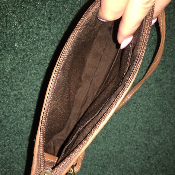 Coach wristlet with tag - brown/tan - Picture 3 of 3